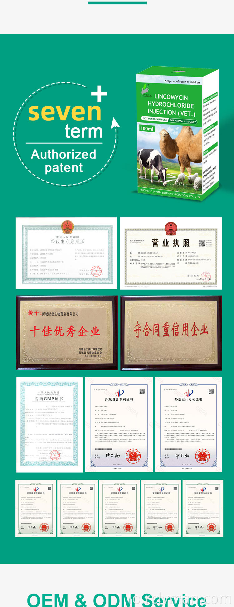 ການສັກຢາ hydrochloride Lincomycin 04 Lincomycin Hydrochloride Injection 04